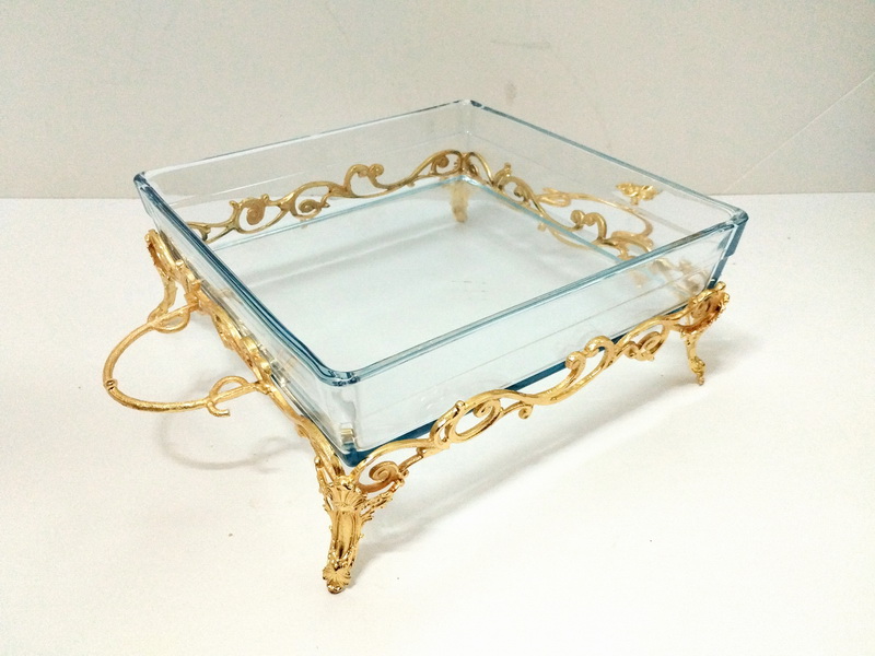 bandeja buffet calentador cristal metal 13-20_5x29-45x30 2u